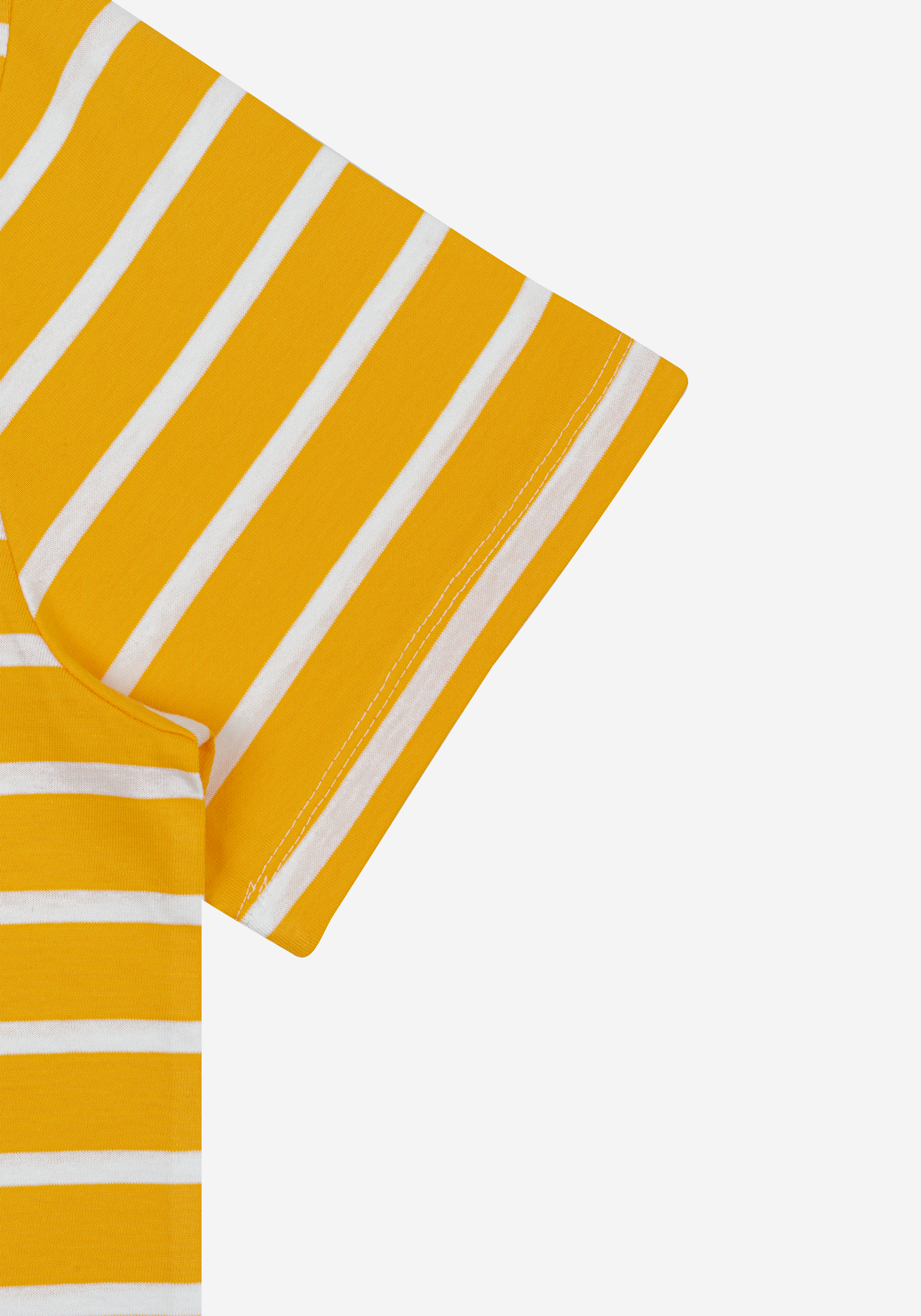 Royal Orange Stripe Cotton T-Shirt