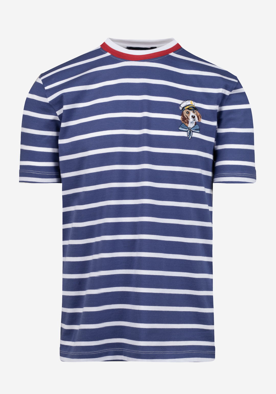 Twilight Navy Stripe Cotton T-Shirt