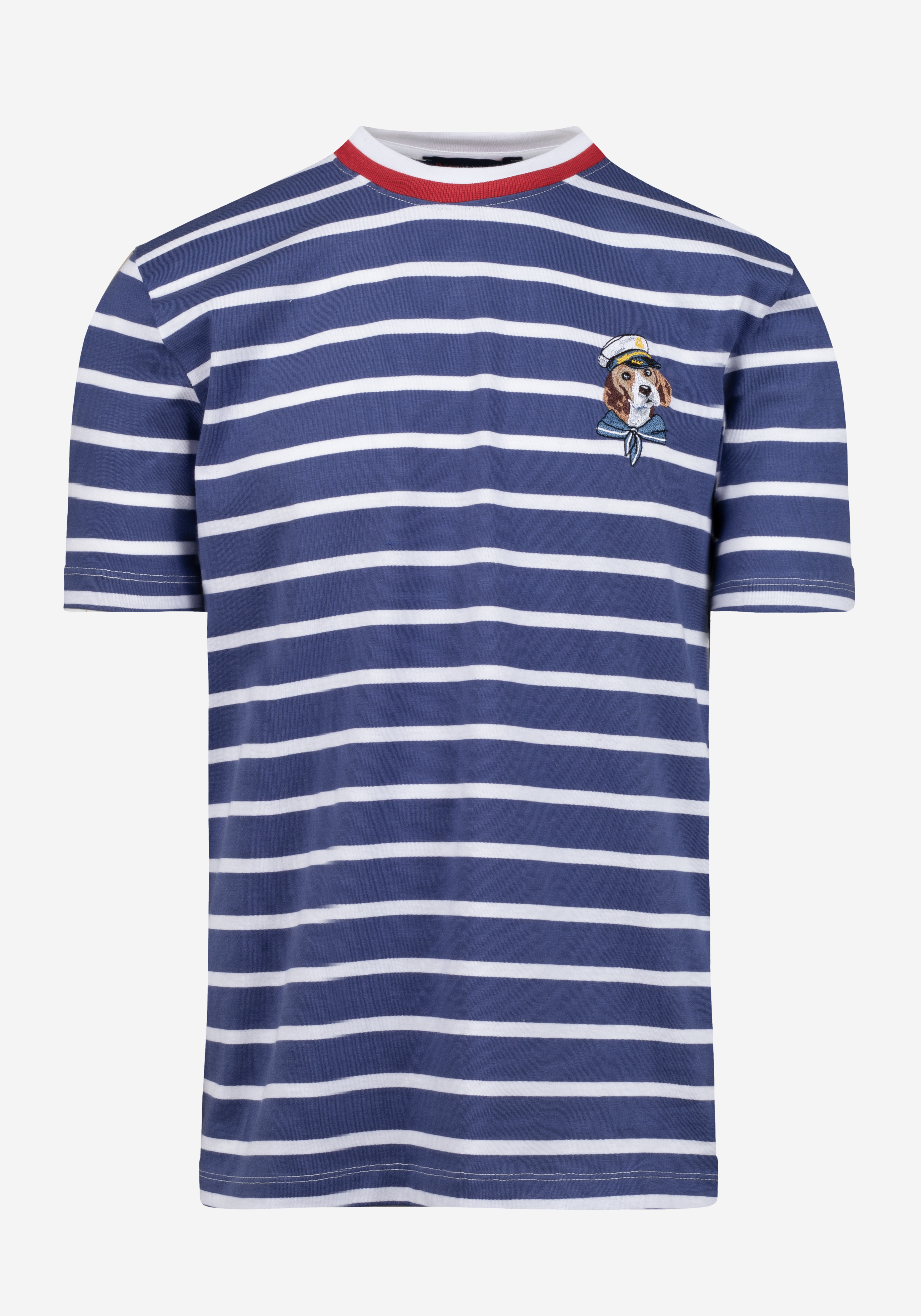 Twilight Navy Stripe Cotton T-Shirt