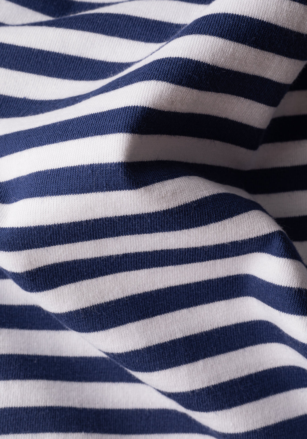 Ocean Navy Stripe Cotton T-Shirt
