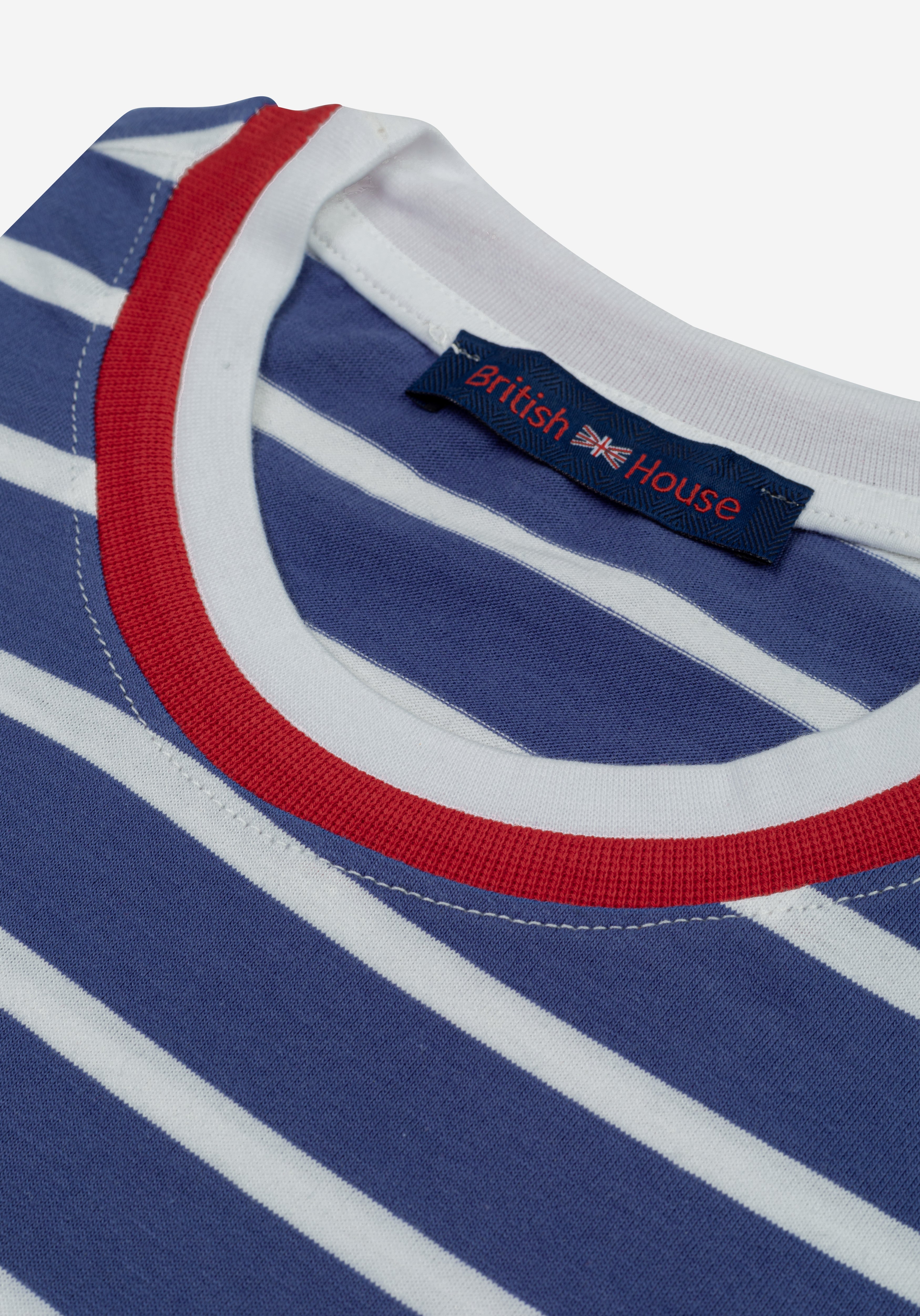 Twilight Navy Stripe Cotton T-Shirt