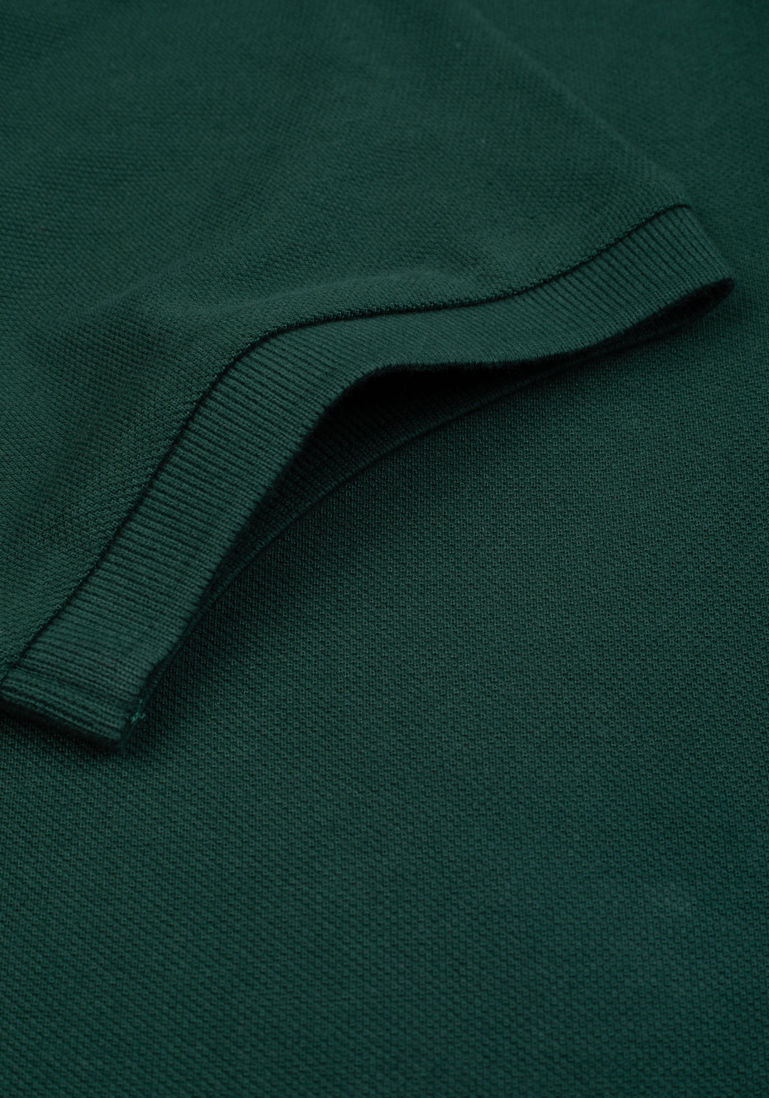 Hunter Green Cotton Polo Shirt
