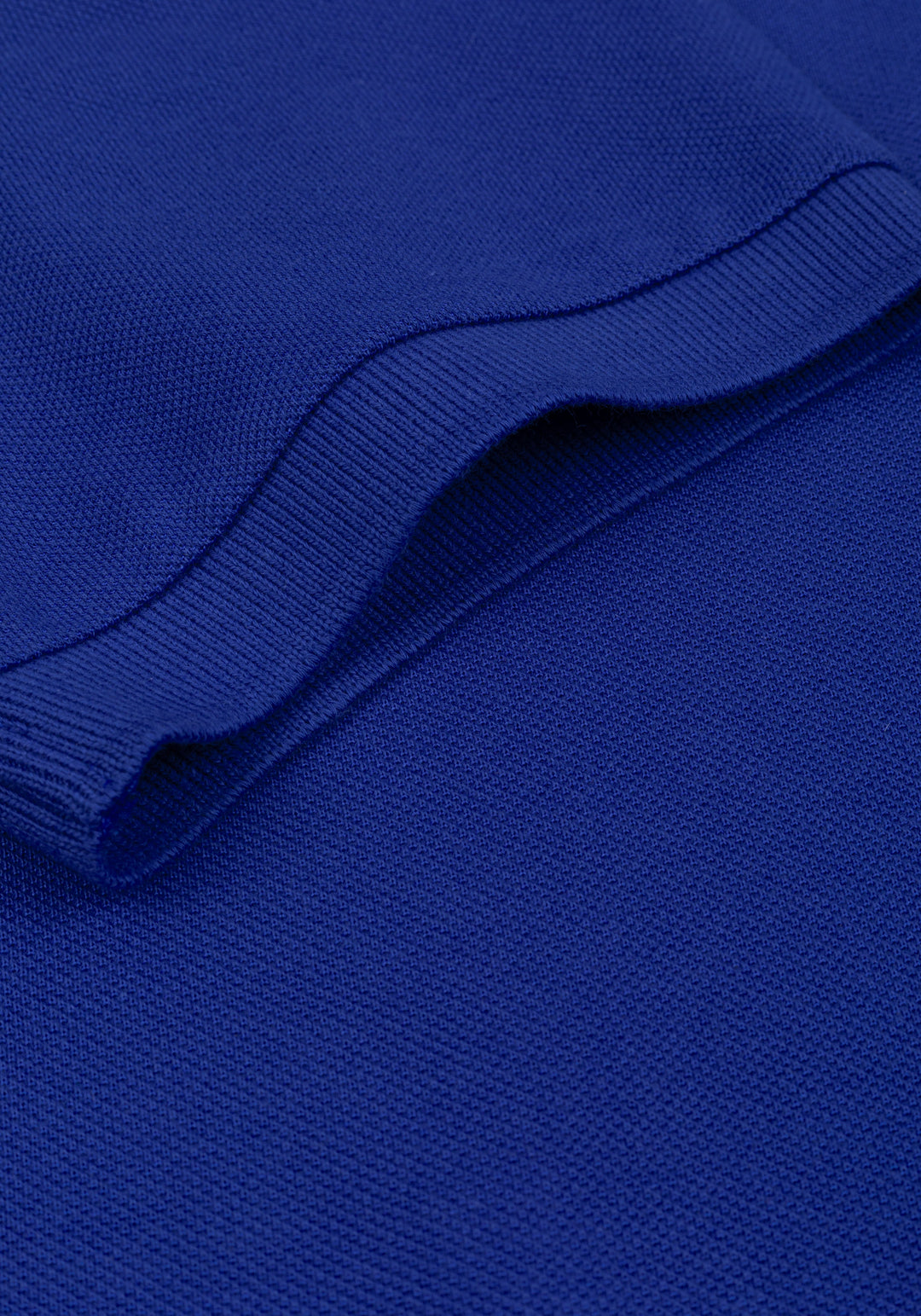 Deep Blue Cotton Polo Shirt