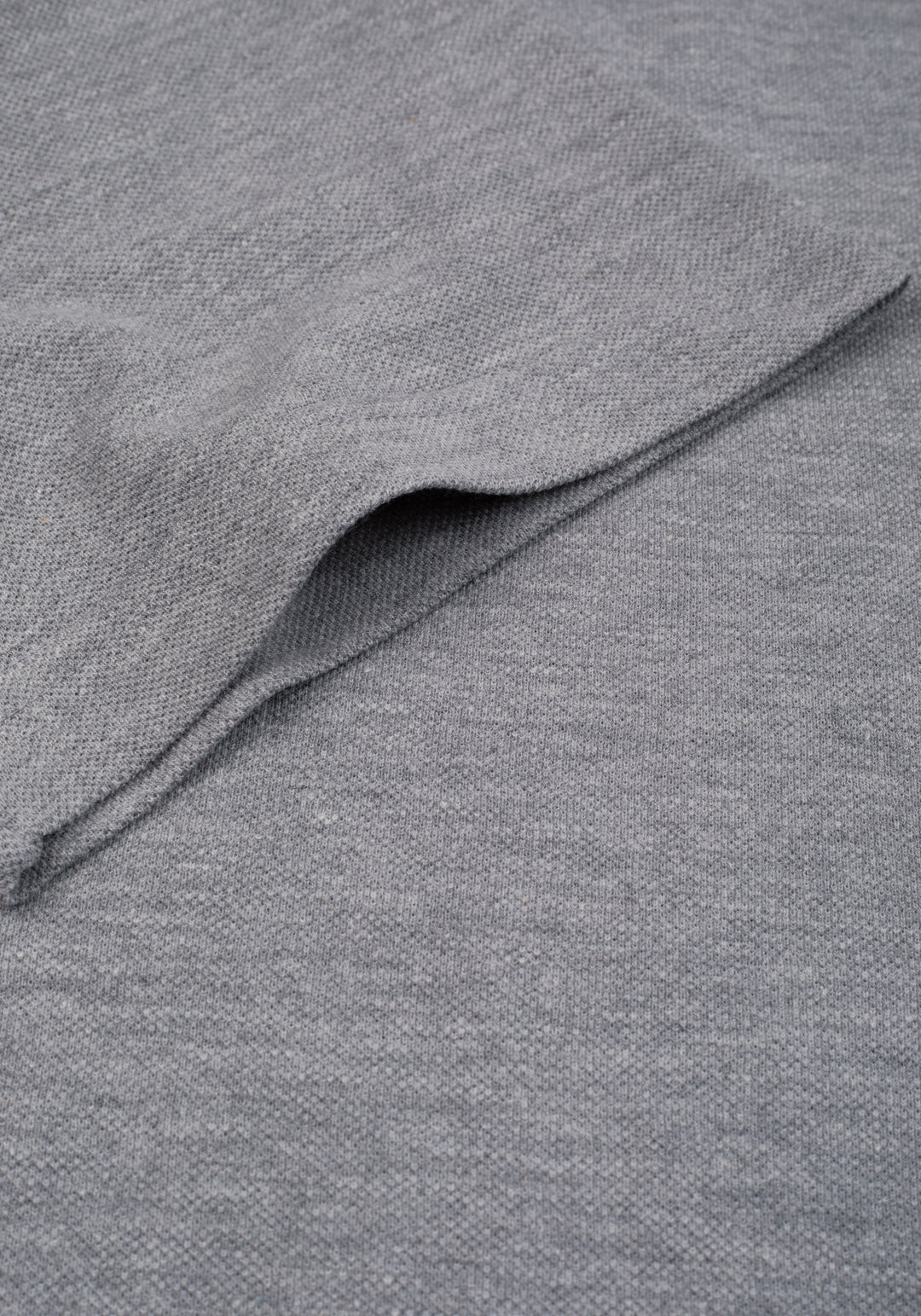 Stone Grey Cotton Polo Shirt