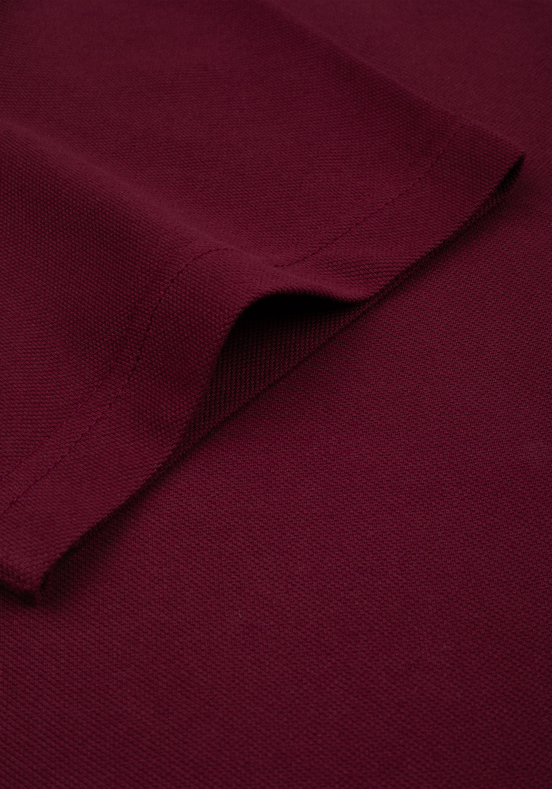 Scarlet Burgundy Cotton Polo Shirt
