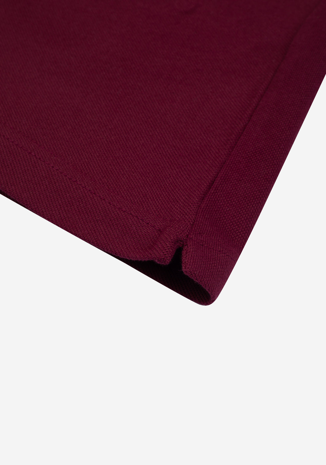 Crimson Burgundy Cotton Polo Shirt
