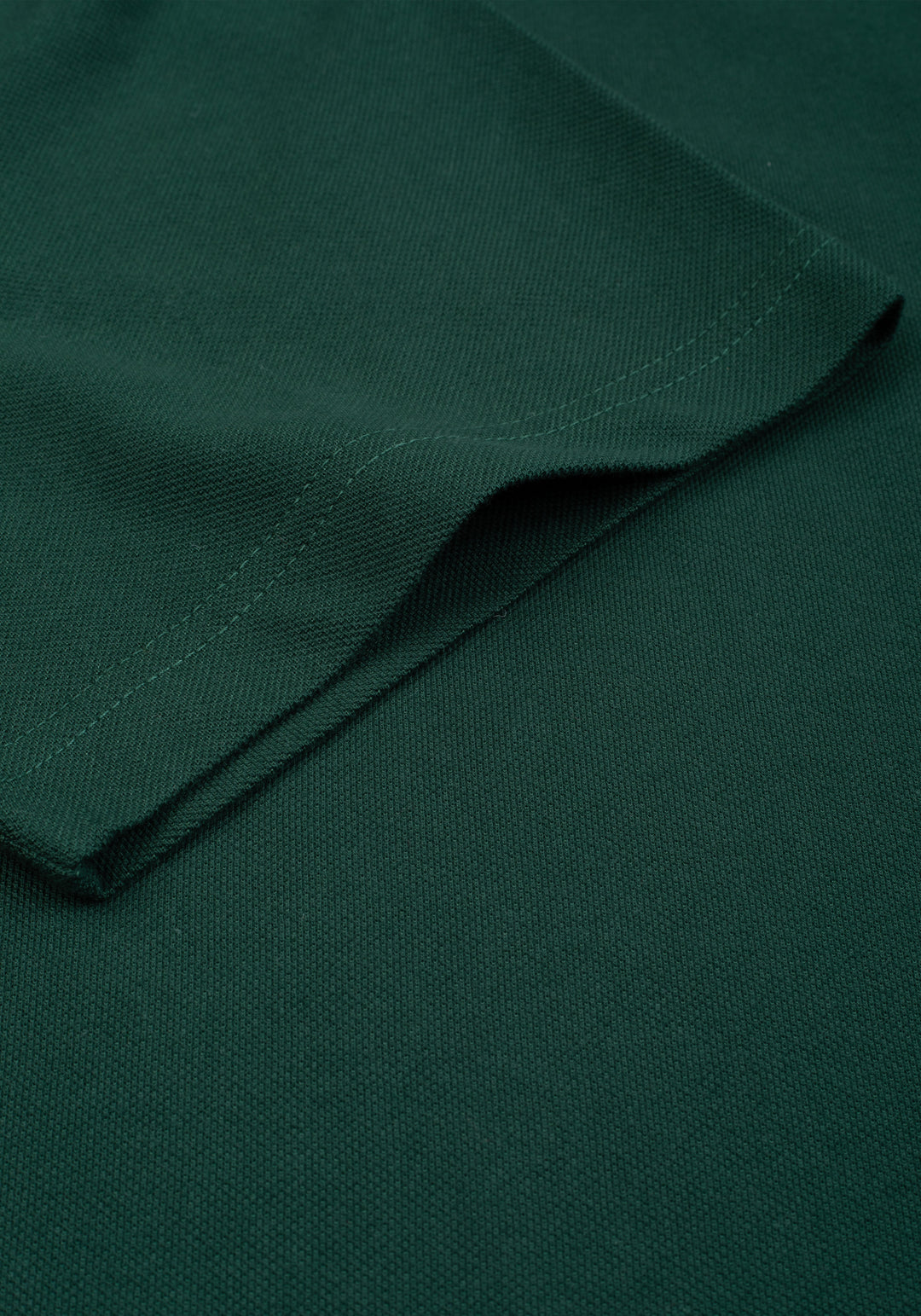 Dark Leaf Green Cotton Polo Shirt