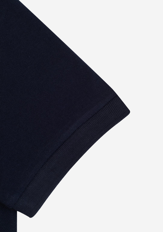 Deep Navy Cotton Polo Shirt