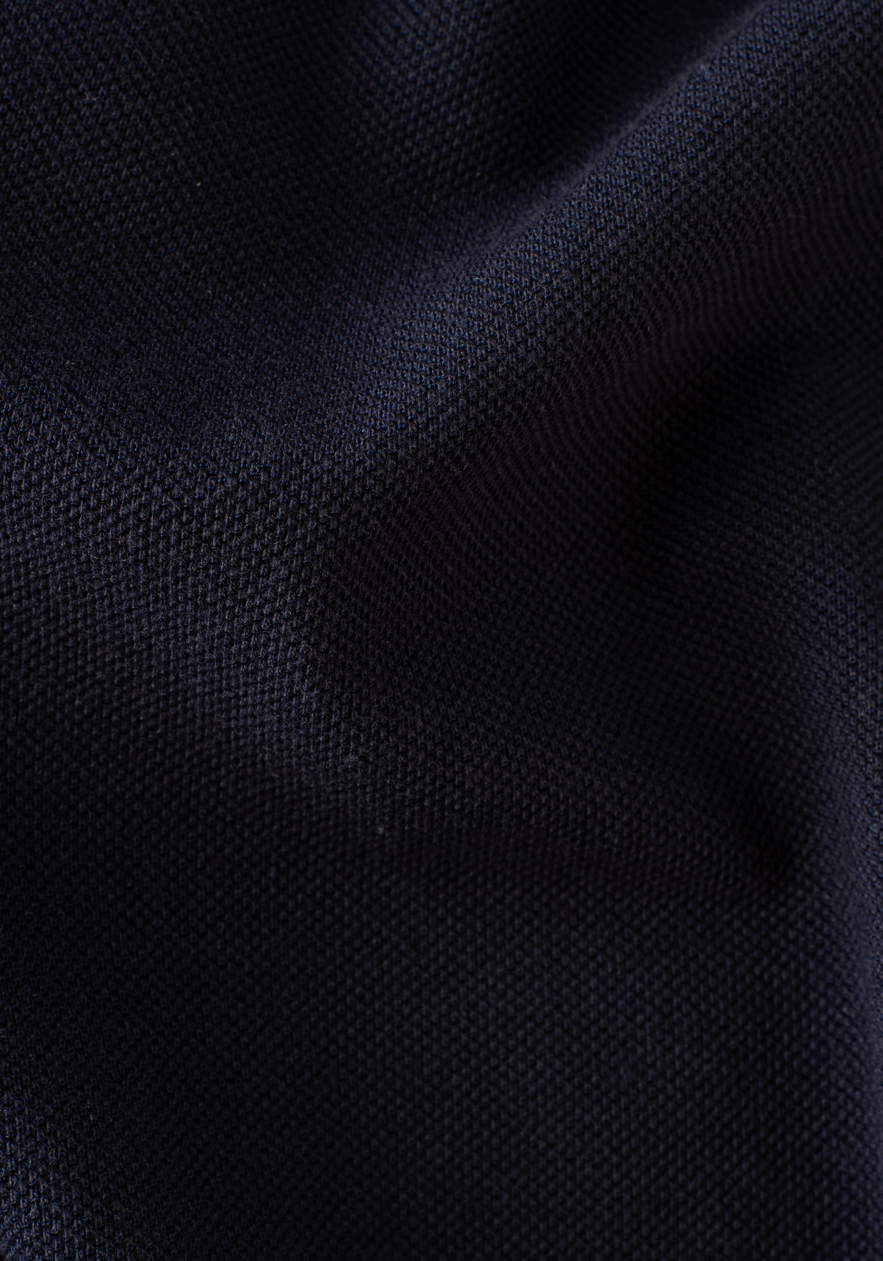Pure Navy Cotton Polo Shirt