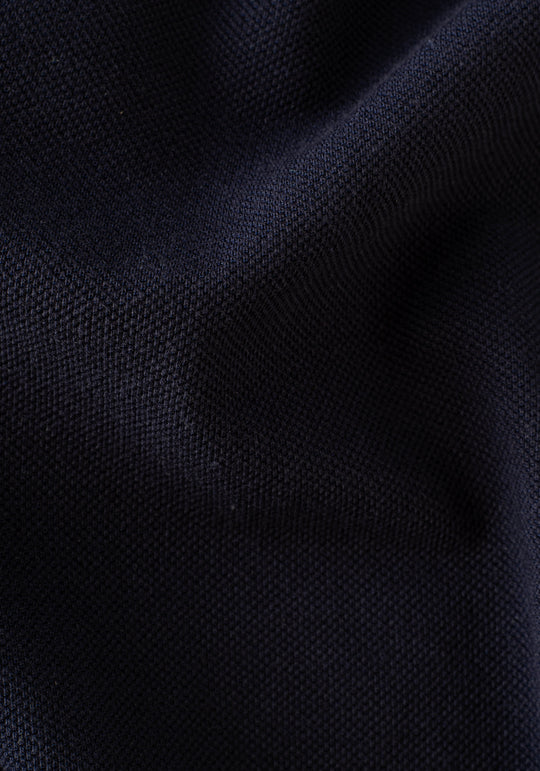 Pure Navy Cotton Polo Shirt