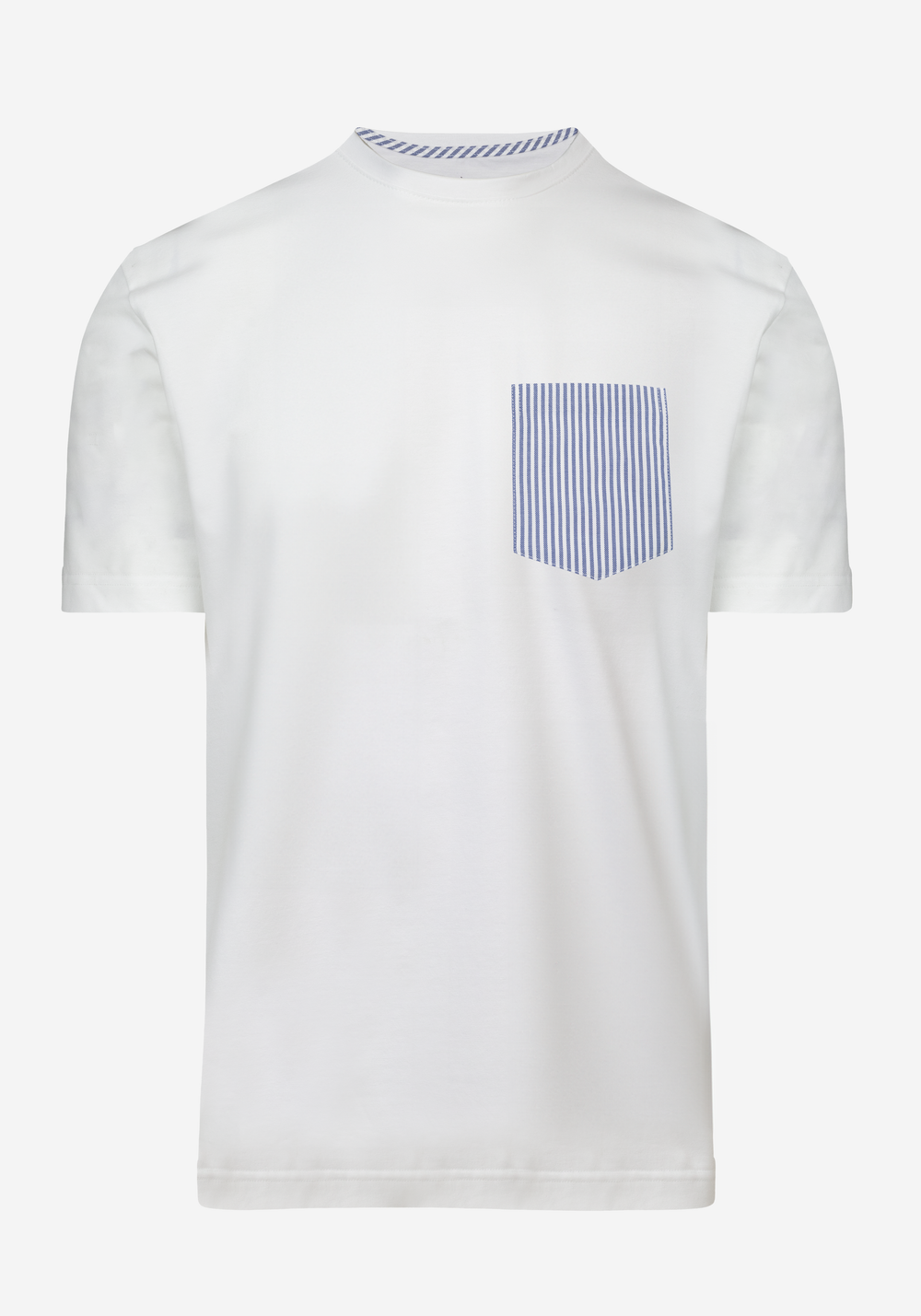 White Royal Blue T-Shirt