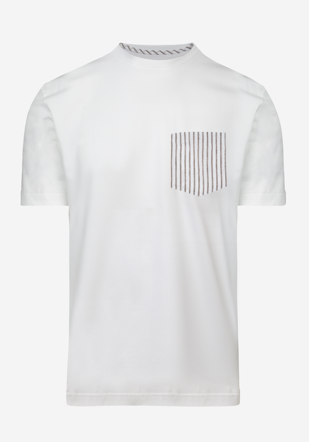 White Tan Brown T-Shirt