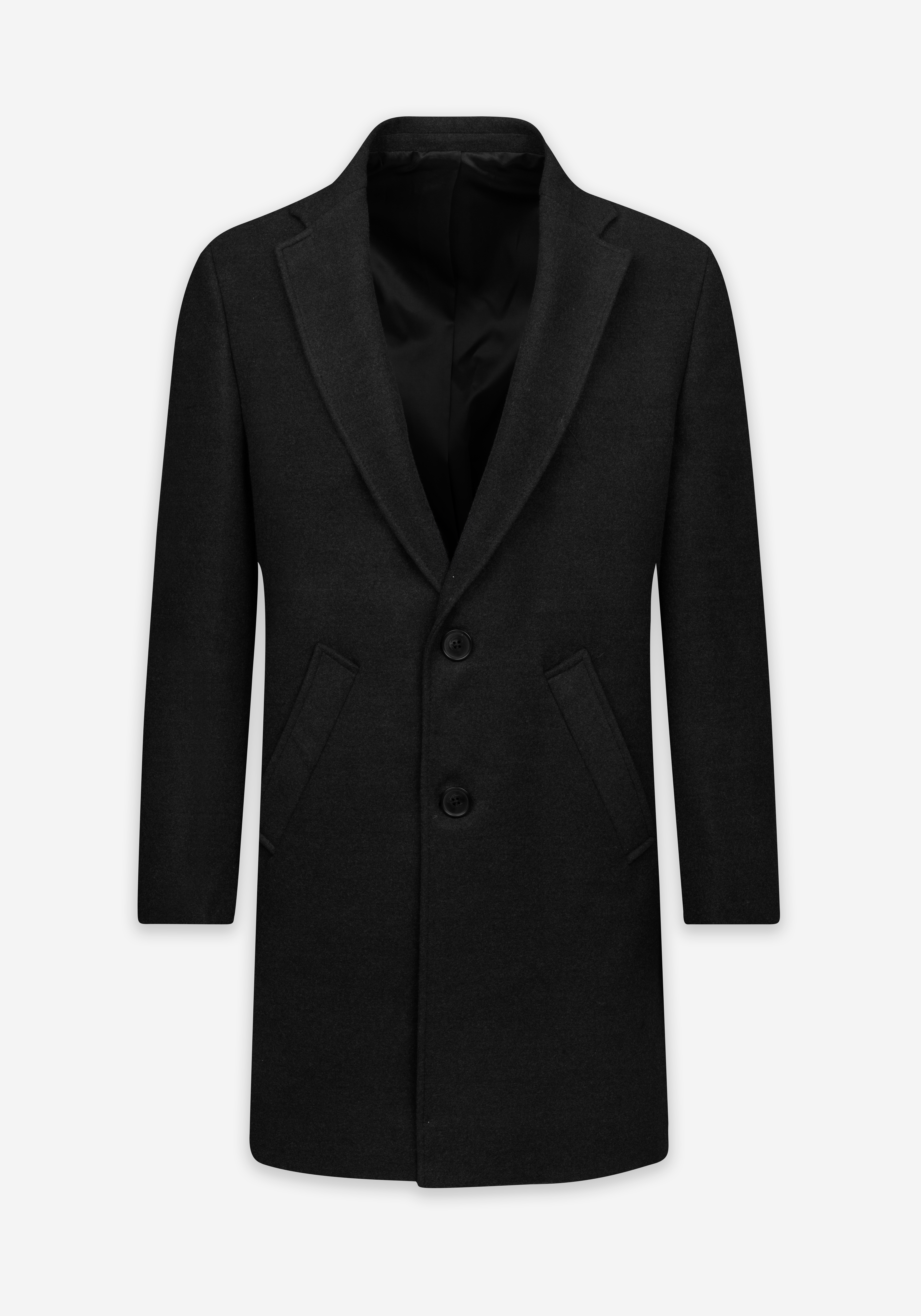 Shadow Black Poly Coat