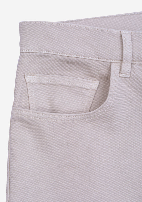 Pumic Stone Piqué Gabardine