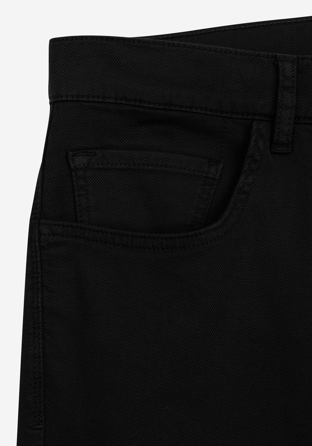 Vanta Black Piqué Gabardine