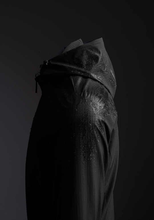 Eclipse Black Pocketable Windbreaker Jacket