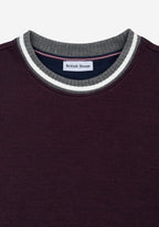 Berry Burgundy Cotton Sweatshirt