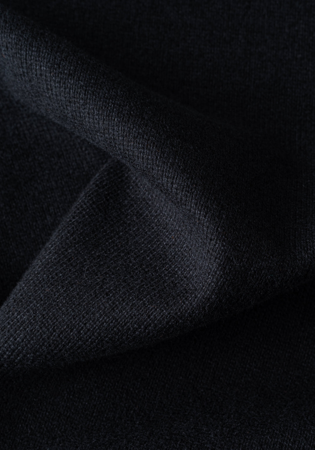Lunar Black Cotton Sweatshirt