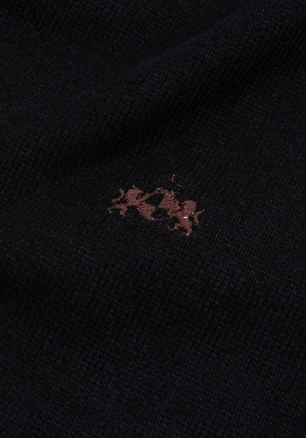 Lunar Black Cotton Sweatshirt