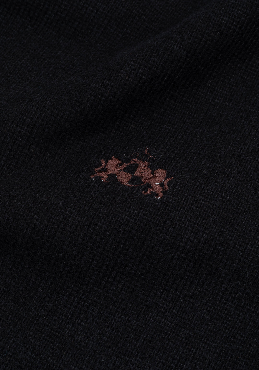Lunar Black Cotton Sweatshirt
