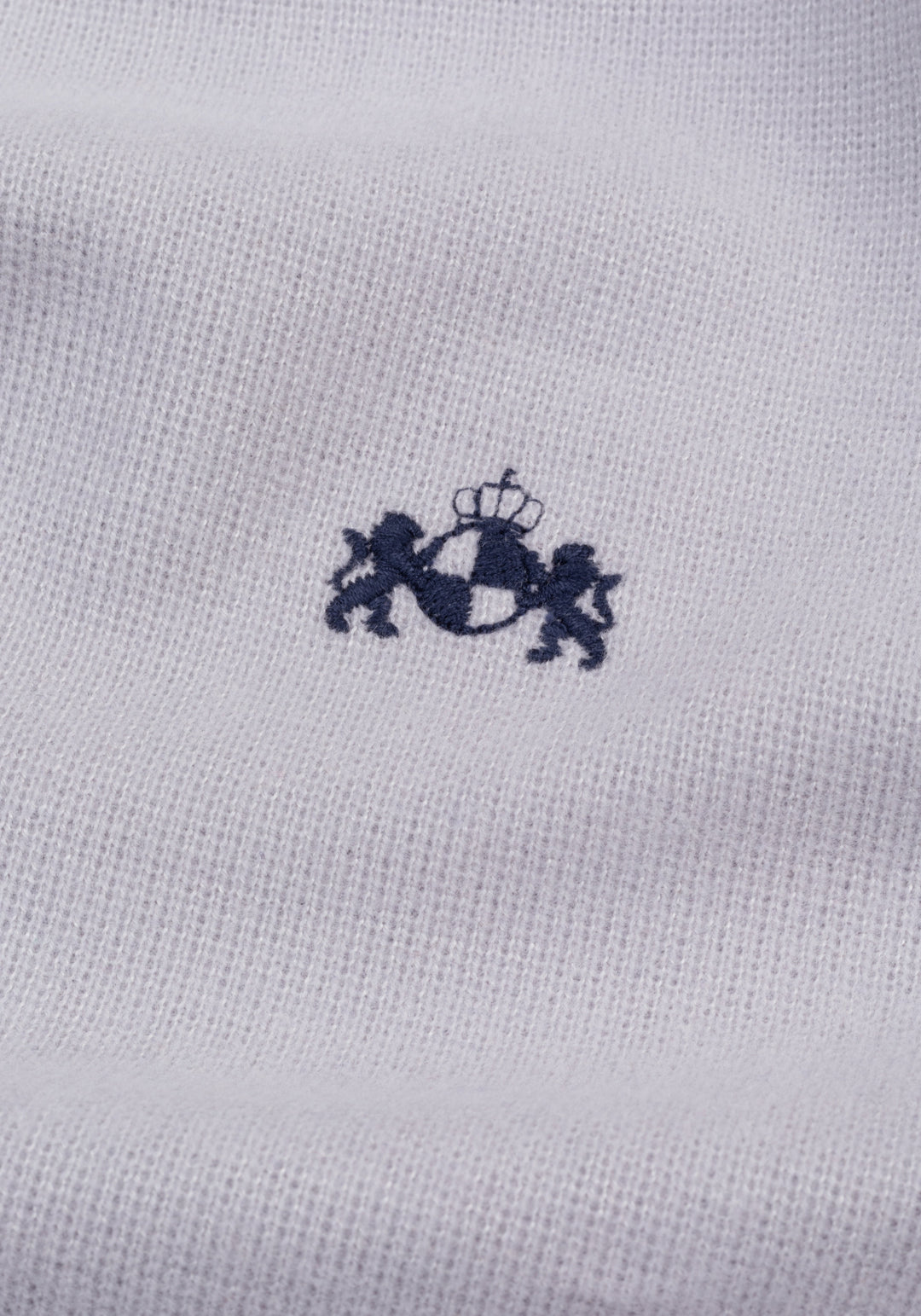 Pale Silver Cotton Sweatshirt