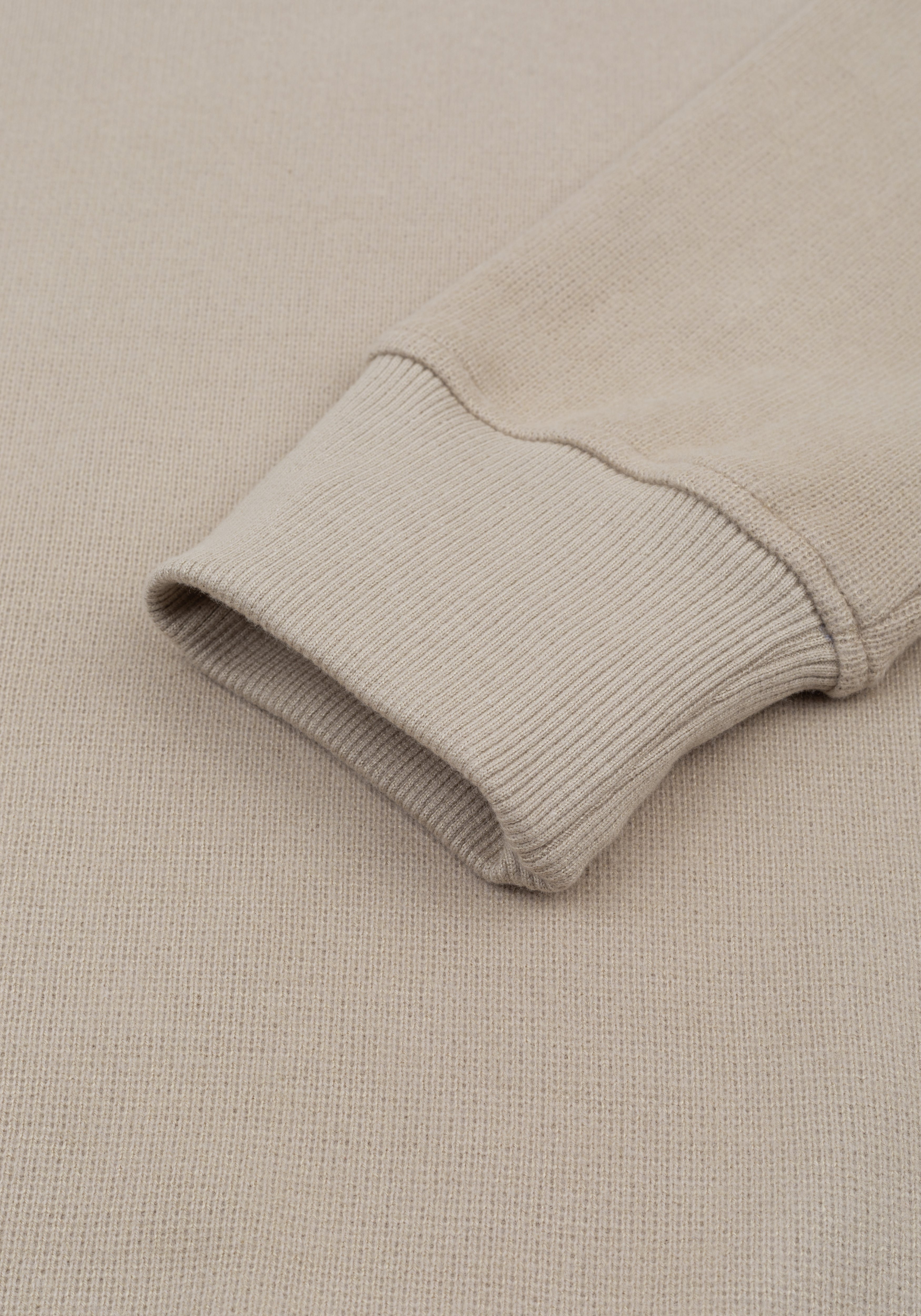 Dune Beige Cotton Sweatshirt