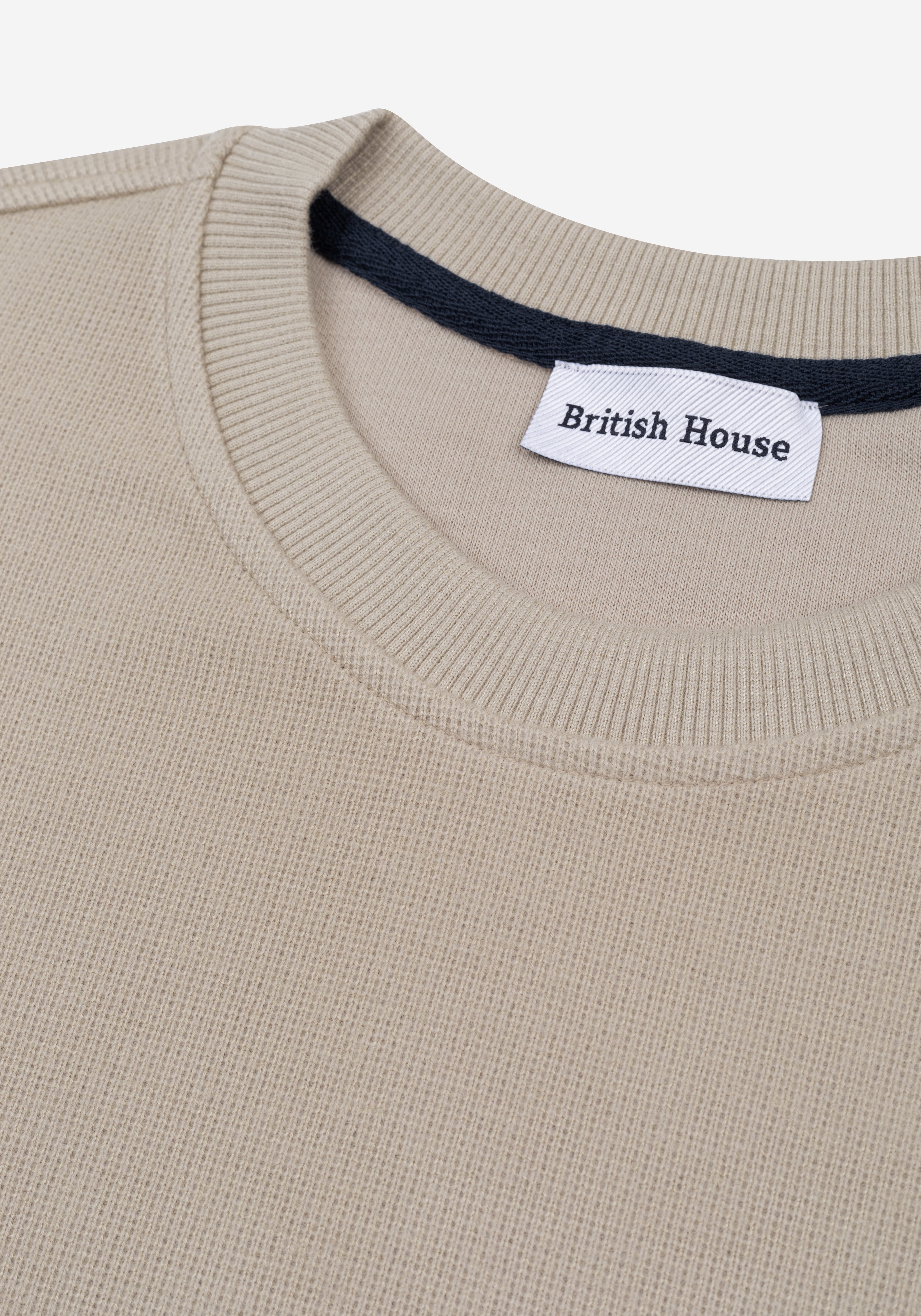 Dune Beige Cotton Sweatshirt