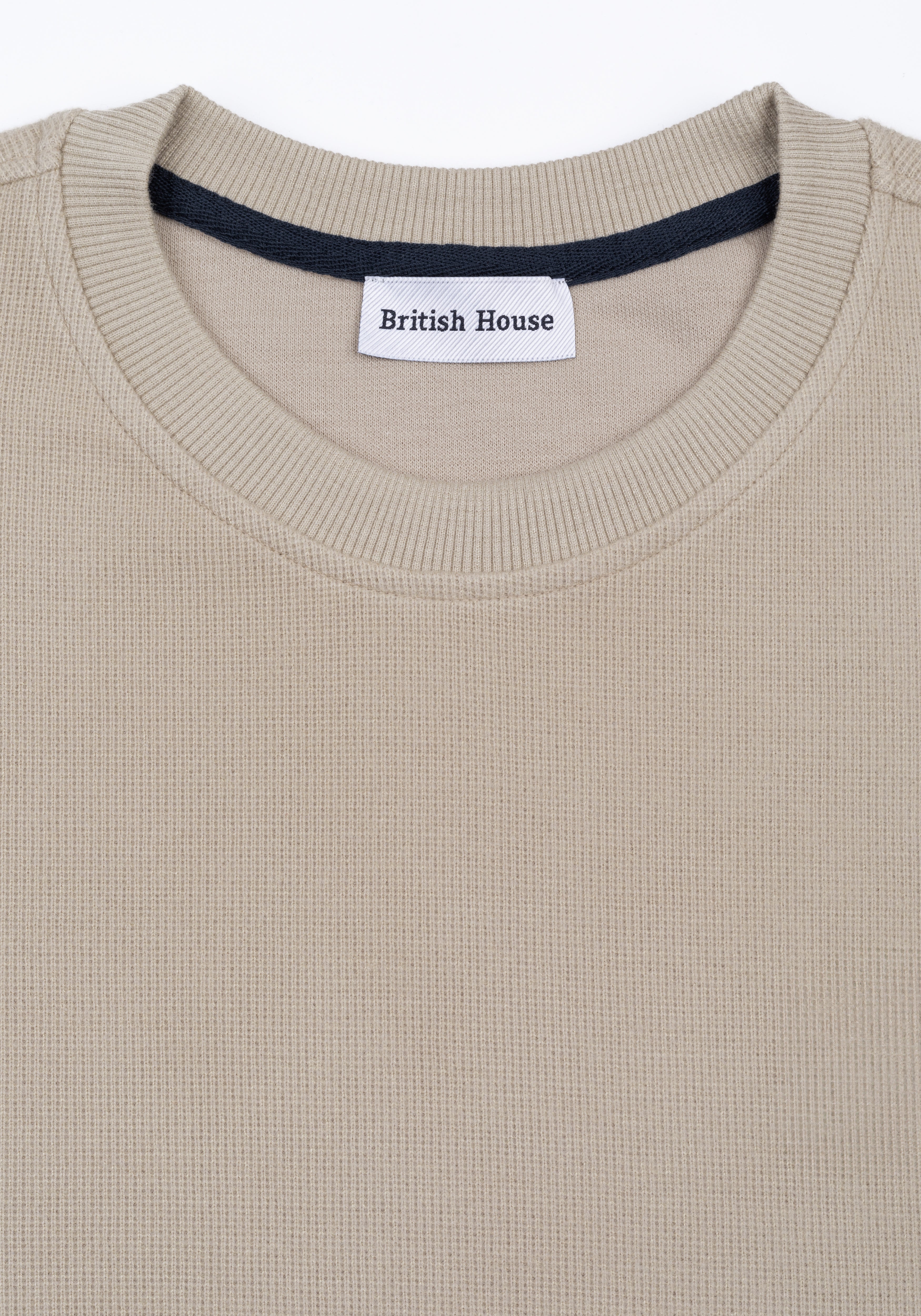 Dune Beige Cotton Sweatshirt