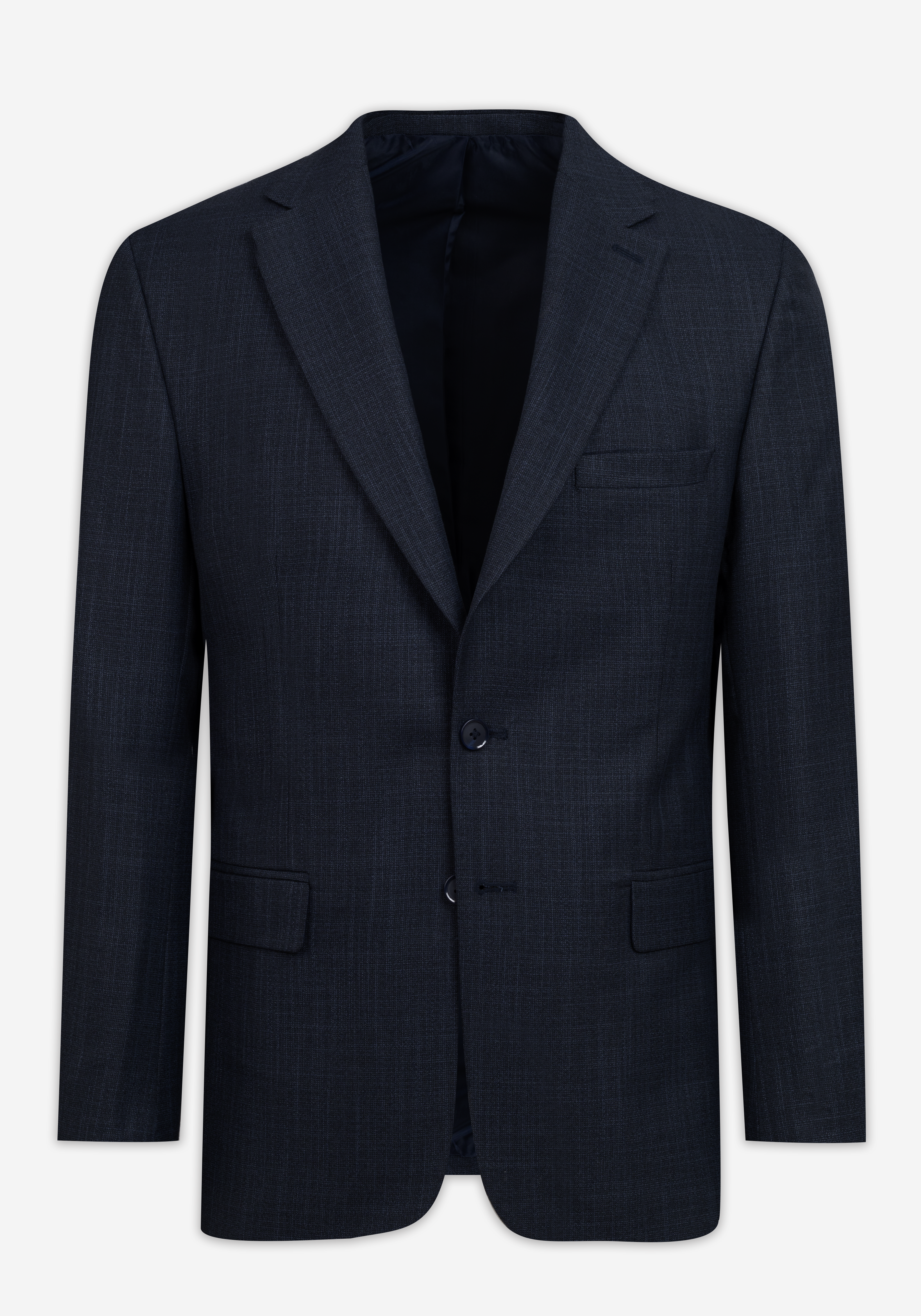 Contemporary Fit Fathom Blue MÃ©lange Blazer