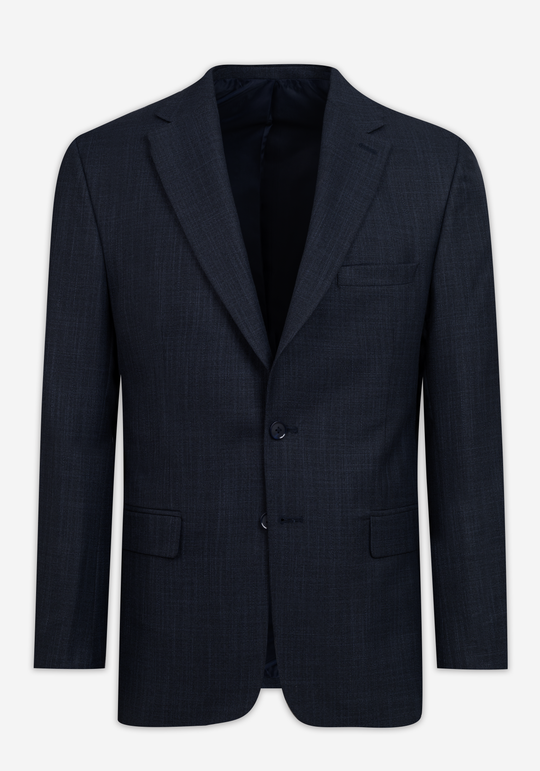 Contemporary Fit Fathom Blue MÃ©lange Blazer