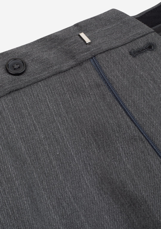 Steel Grey Poly Pants