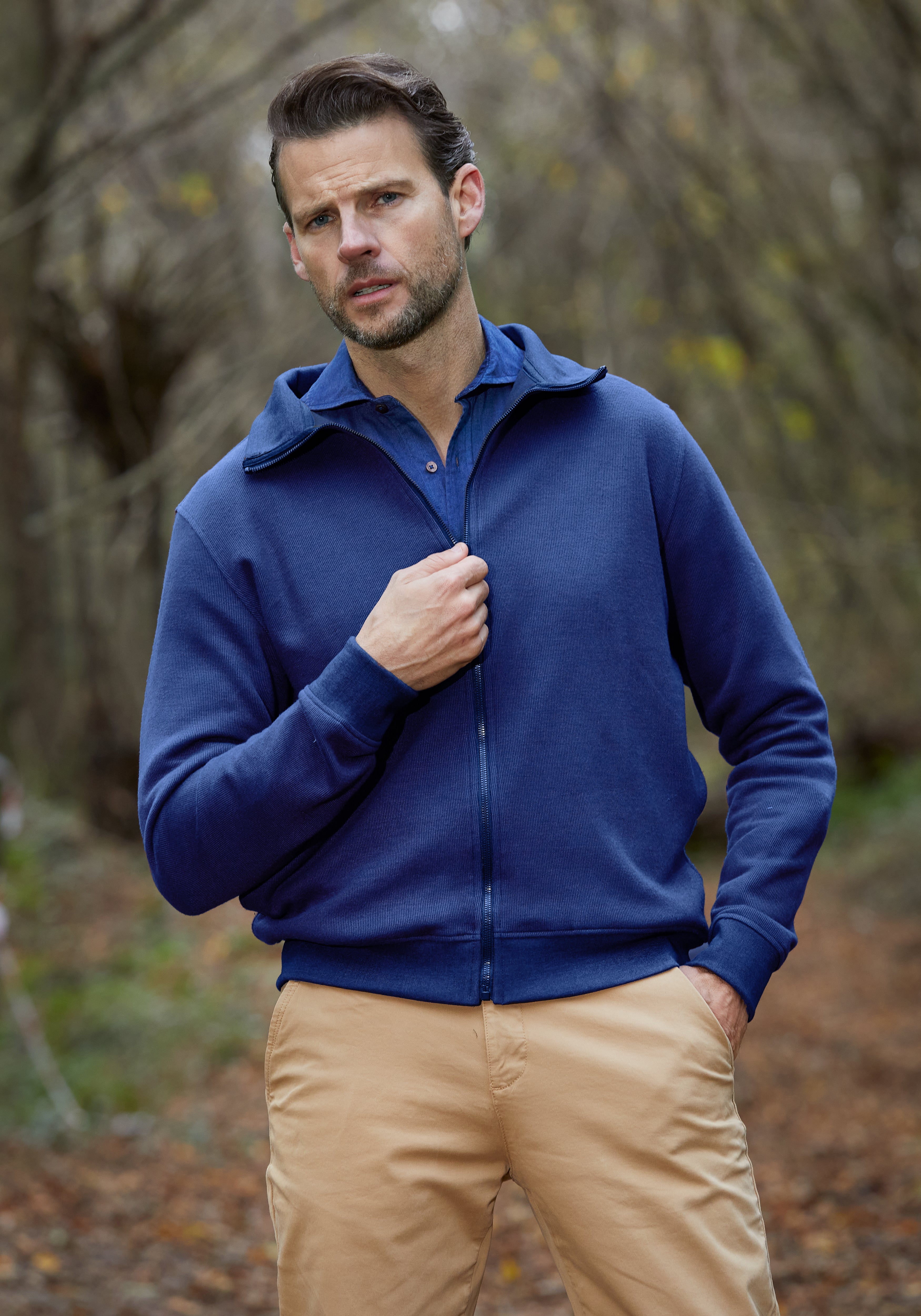 Bay Blue Stripe Walter Jacket