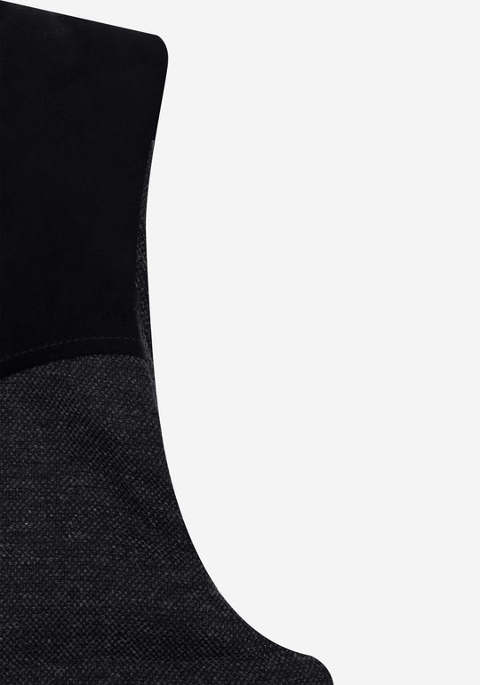 Fog Black Down Vest
