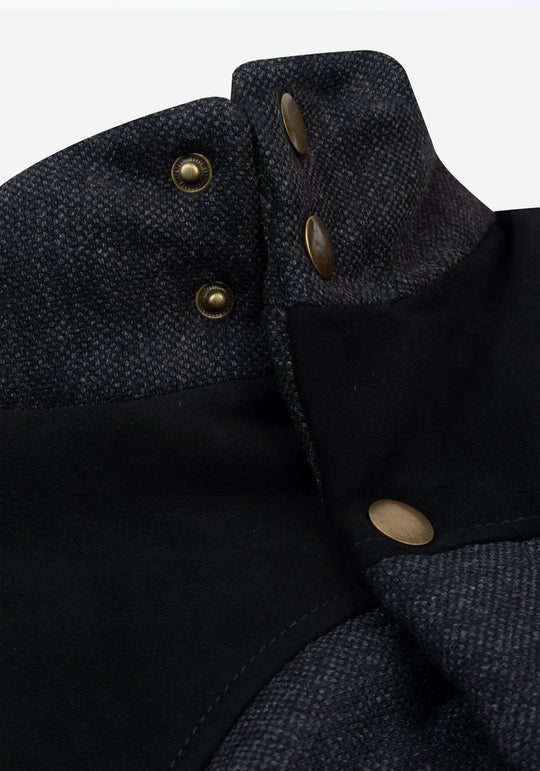 Fog Black Down Vest