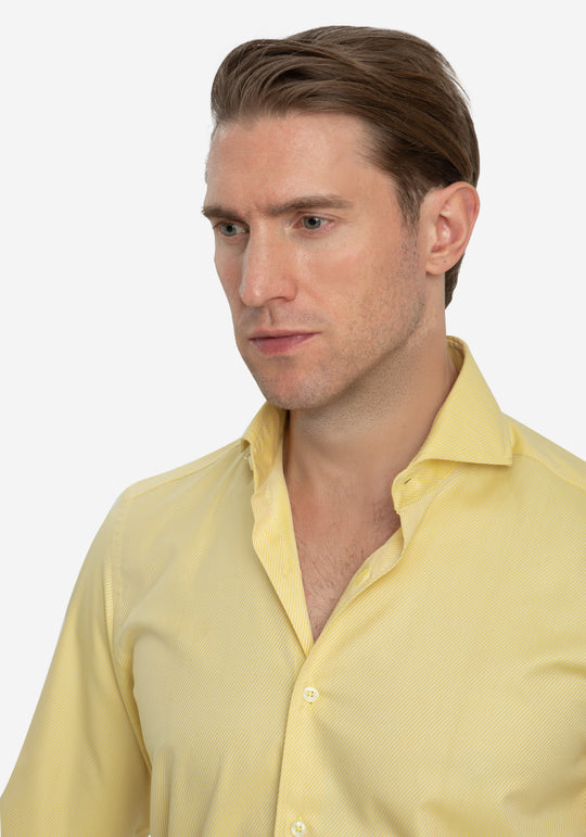 Sunbeam Yellow Stripe Signature Twill Shirt