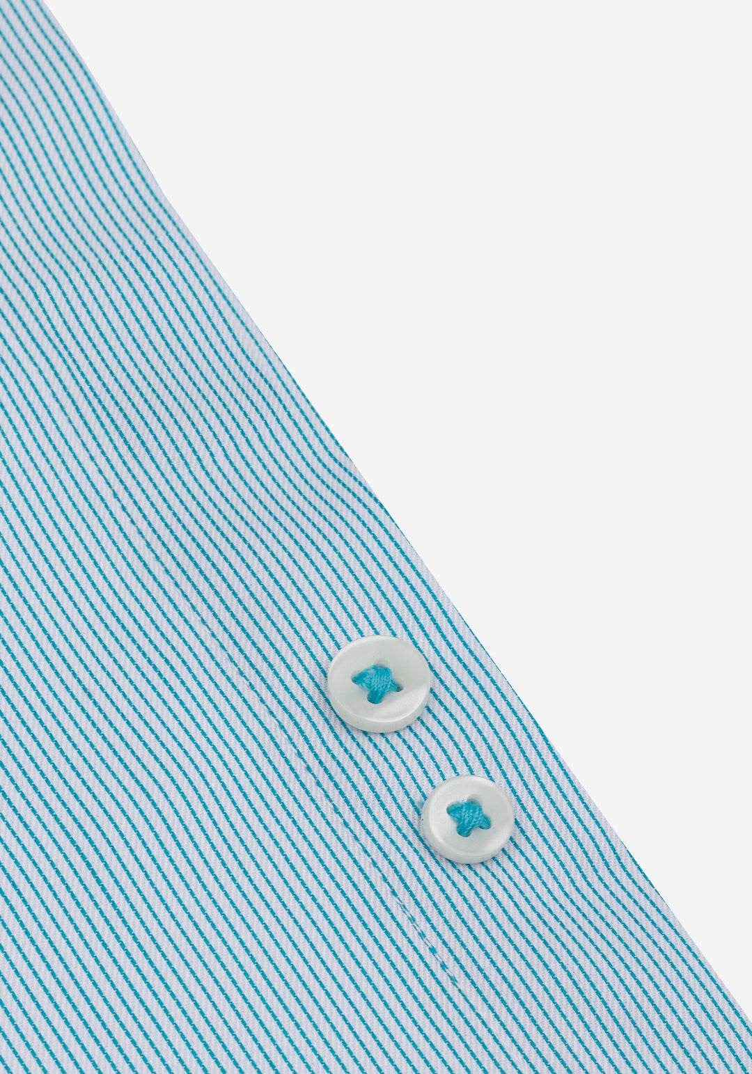 Arctic Turquoise Stripe Signature Twill Shirt