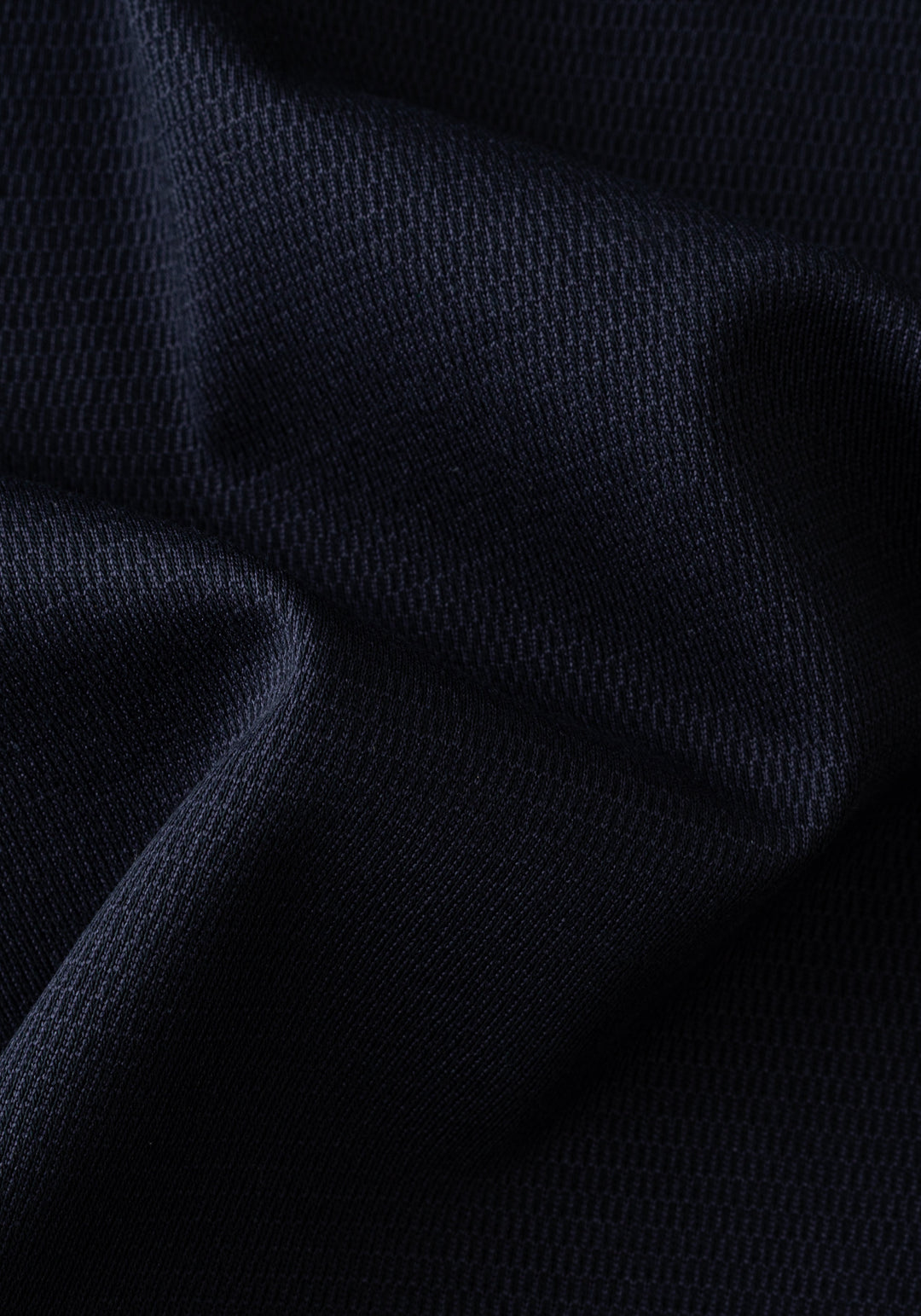 Noir Navy Knitted 4-Way Stretch Shirt