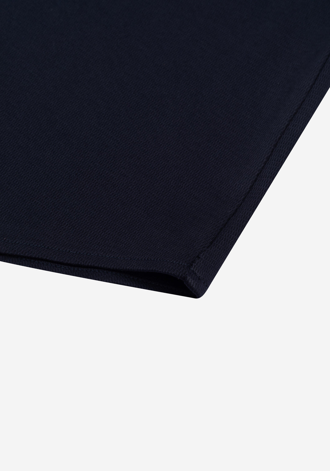 Noir Navy Knitted 4-Way Stretch Shirt