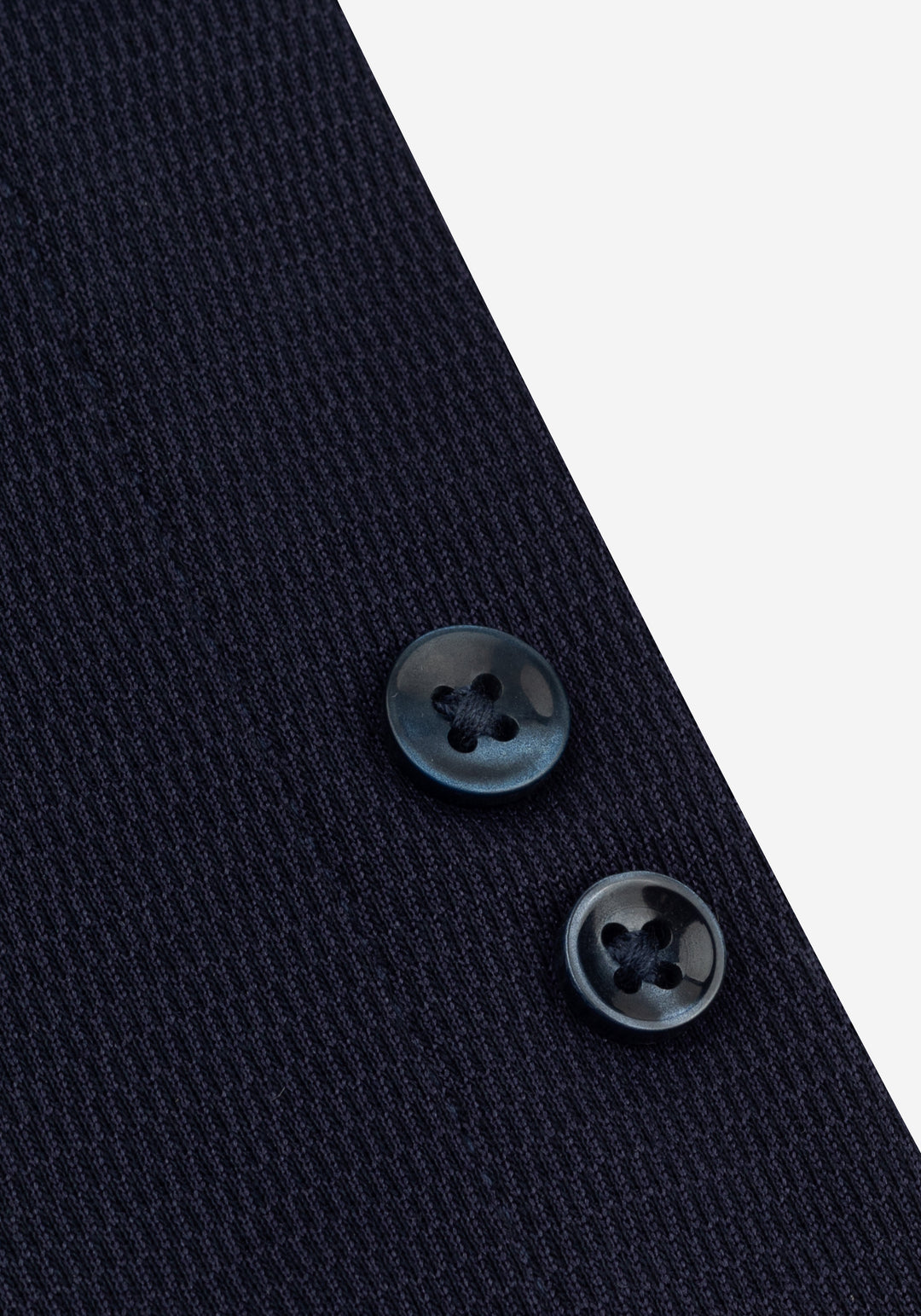 Noir Navy Knitted 4-Way Stretch Shirt