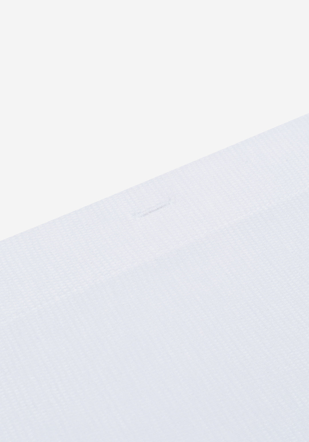 Pure White Knitted 4-Way Stretch Shirt