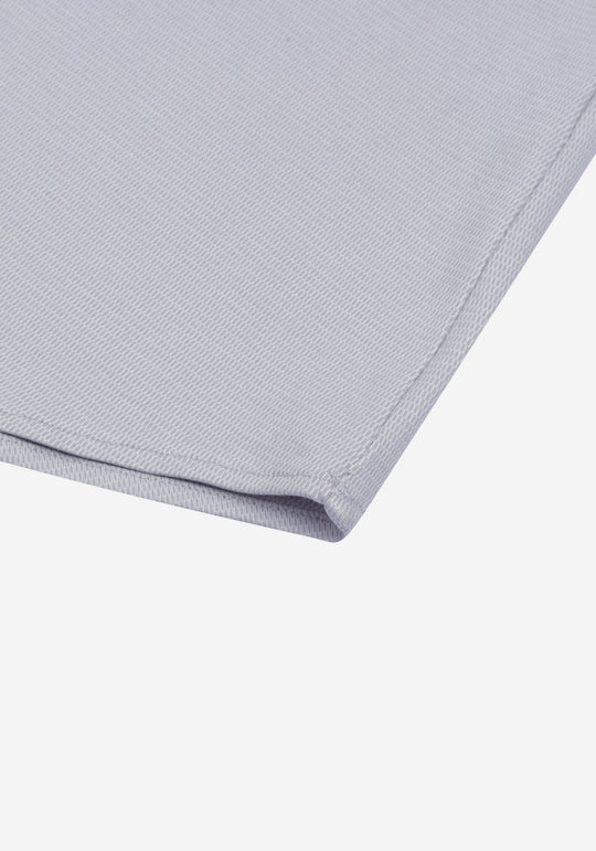 Lunar Grey Knitted 4-Way Stretch Shirt