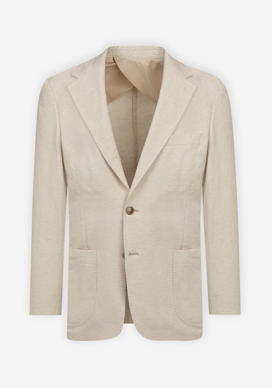Dune Beige Linen Blend Blazer