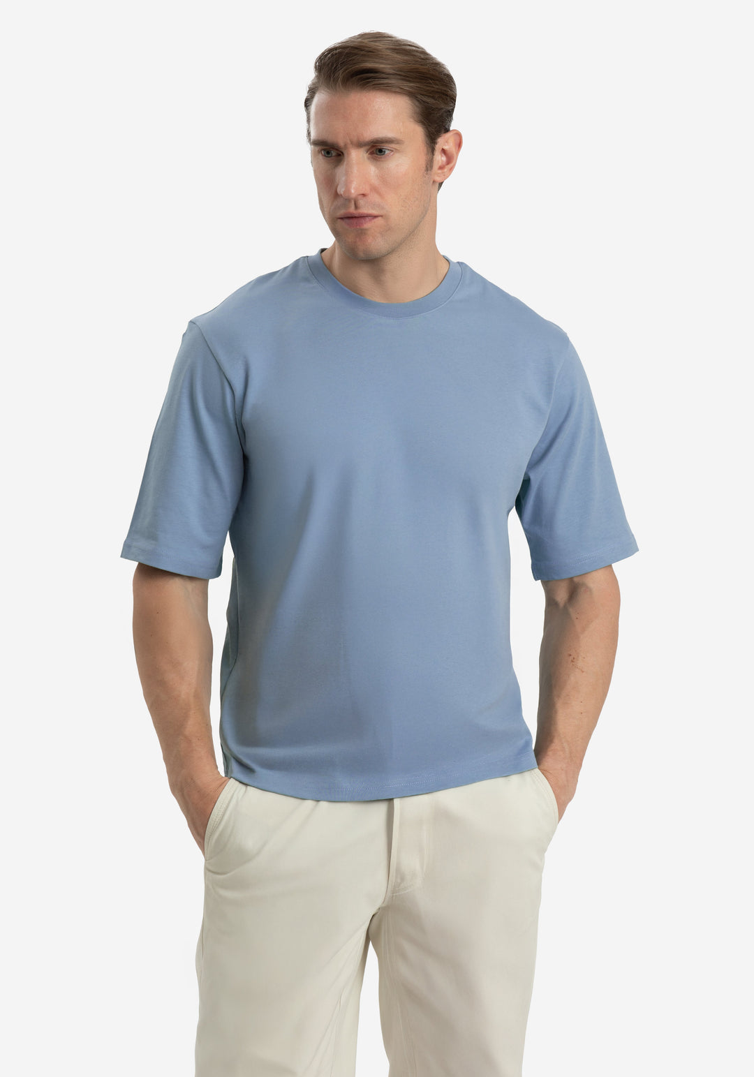 Soft Blue Over-Sized T-Shirt