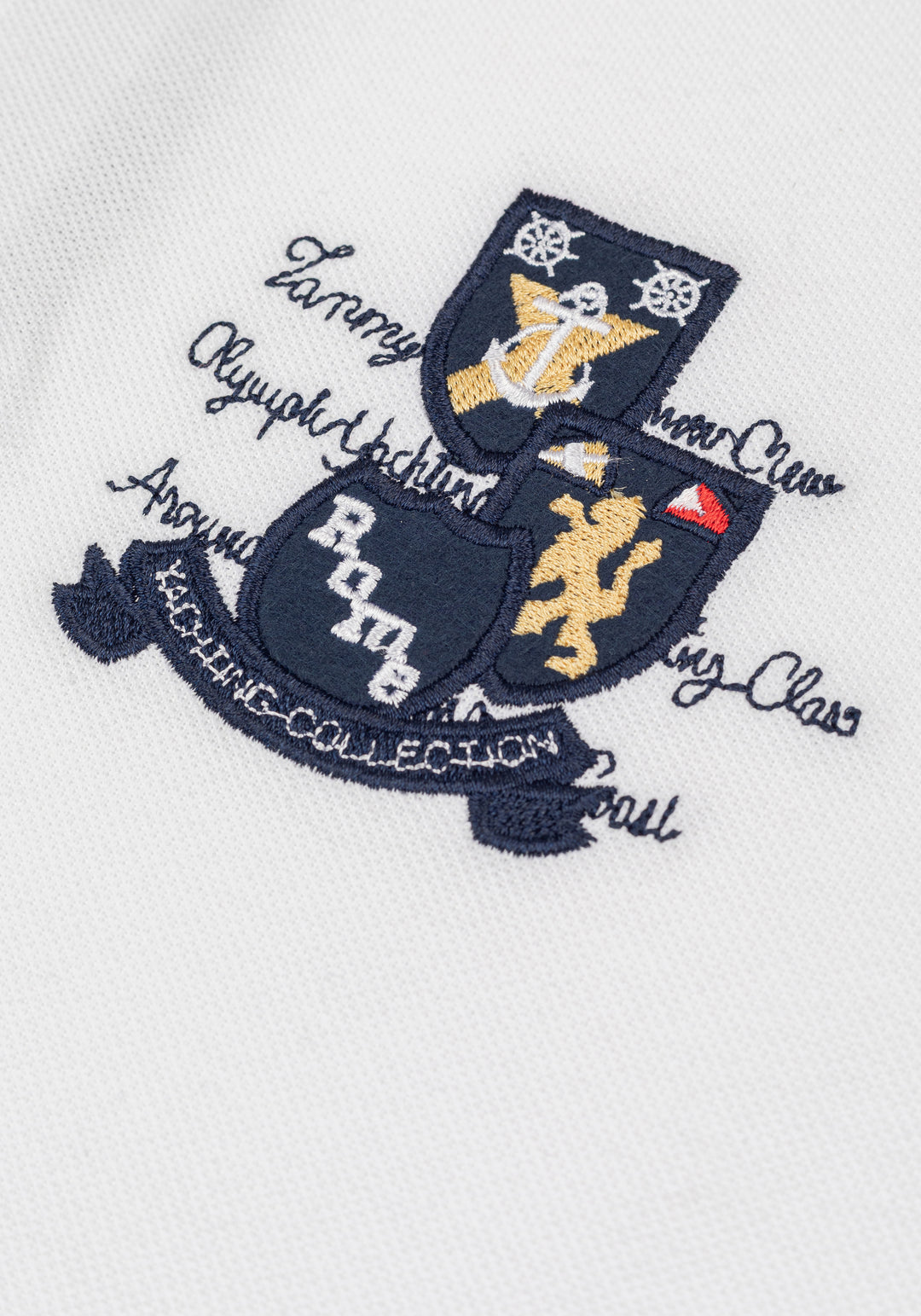 Crisp White Cotton Polo Shirt