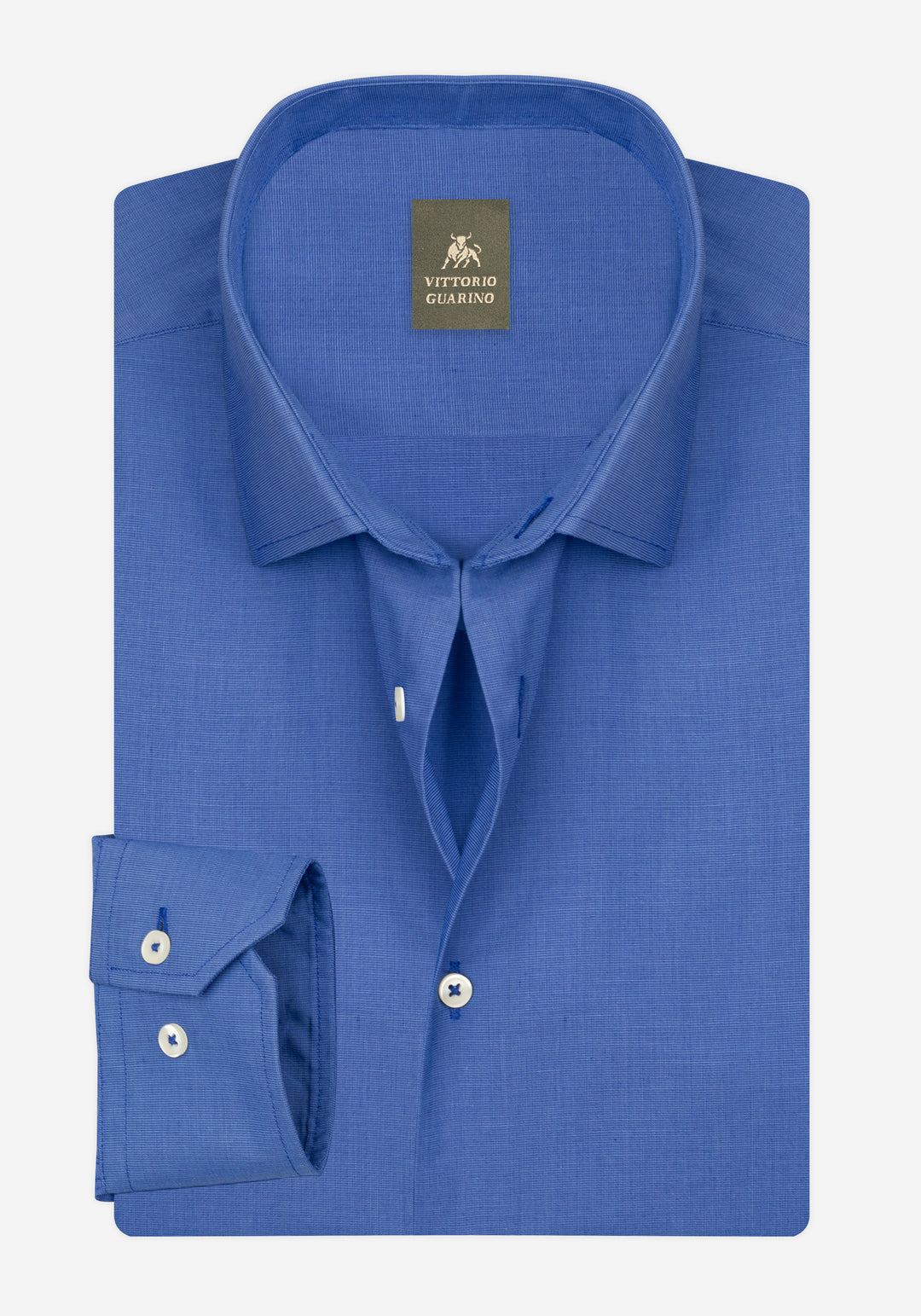 Pure Blue Poplin Shirt