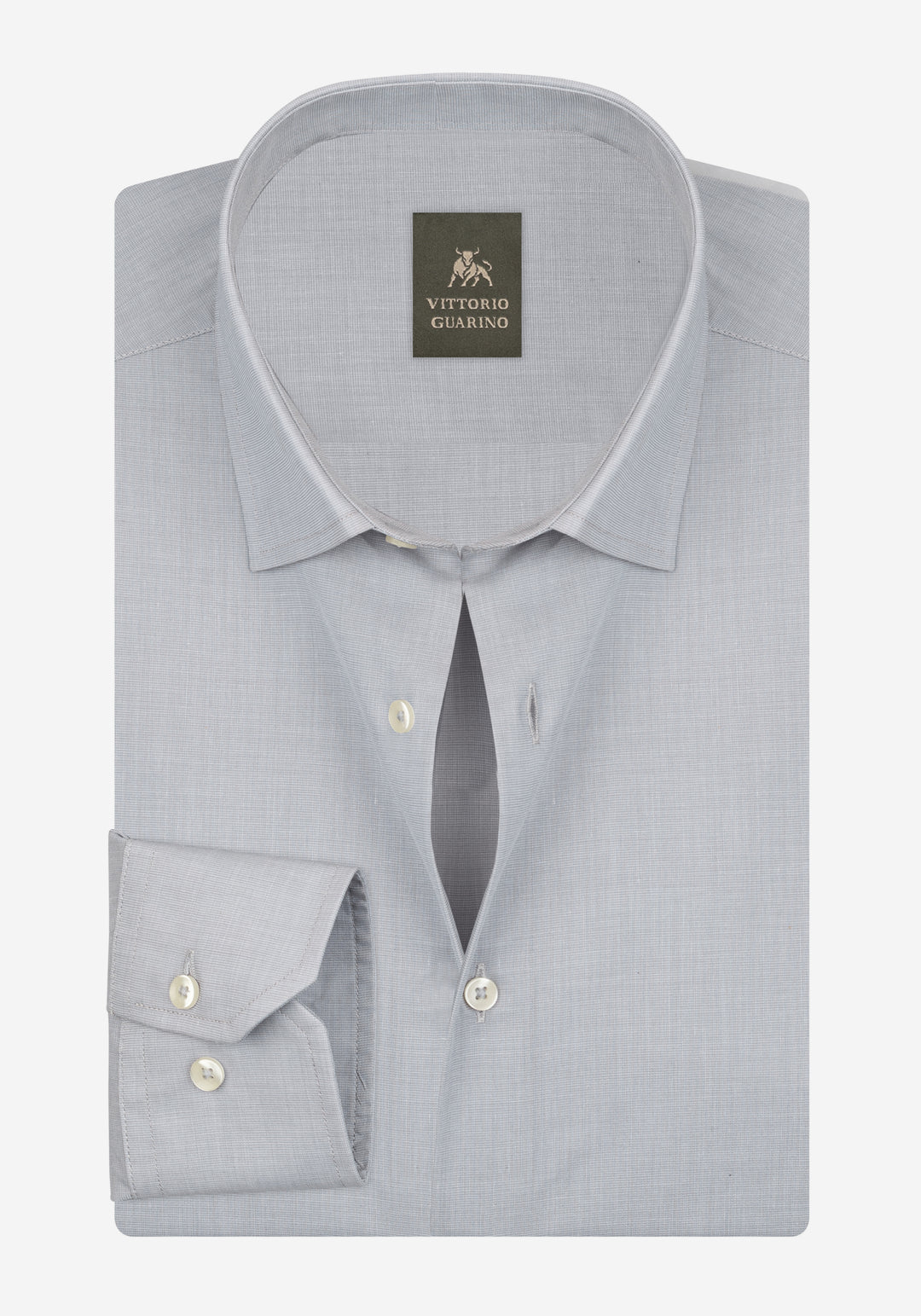 Moon Grey Poplin Shirt