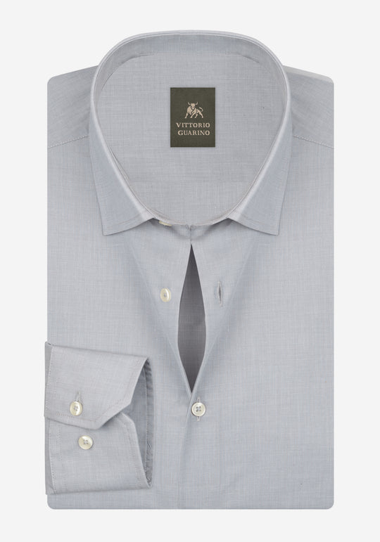 Moon Grey Poplin Shirt