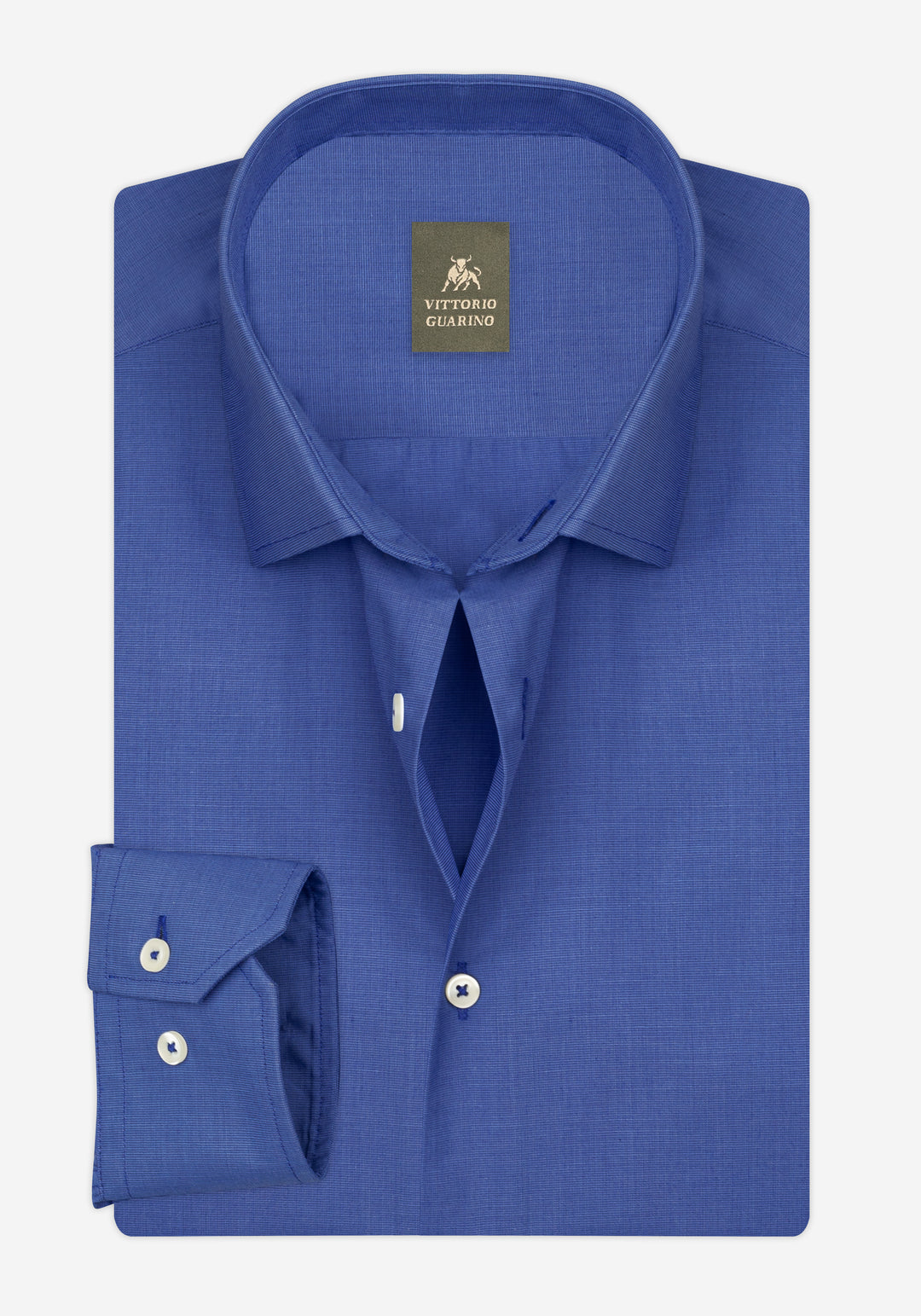 Slate Blue Poplin Shirt