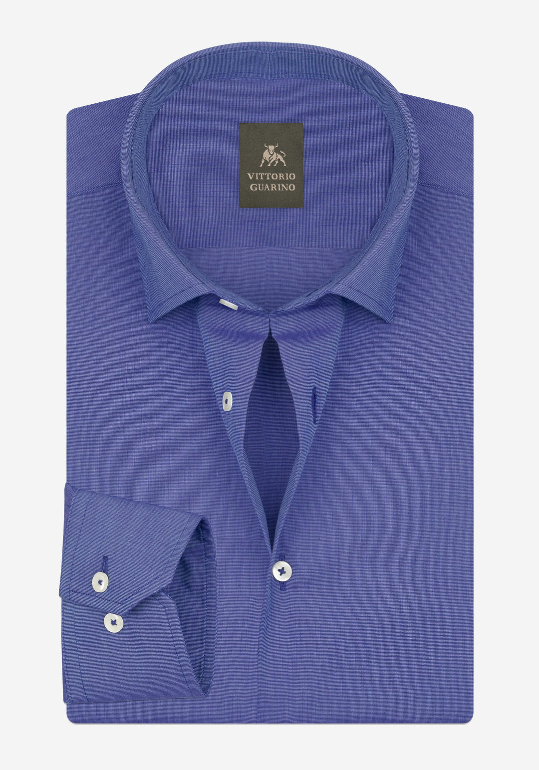 Indigo Blue Poplin Shirt
