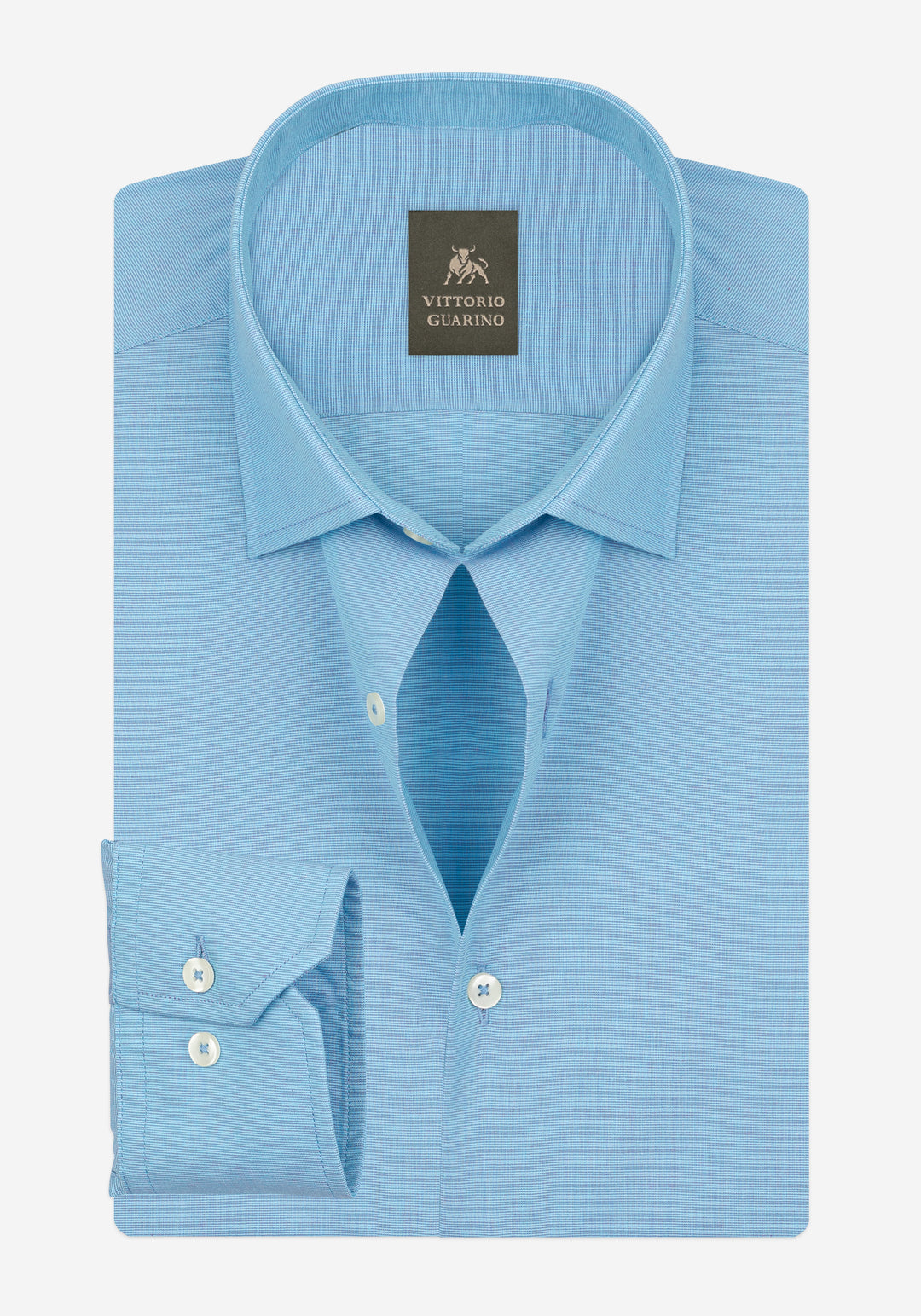 Clear Blue Poplin Shirt